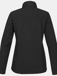 Stormtech Womens/Ladies Orbiter Softshell Jacket (Black/Bright Red)