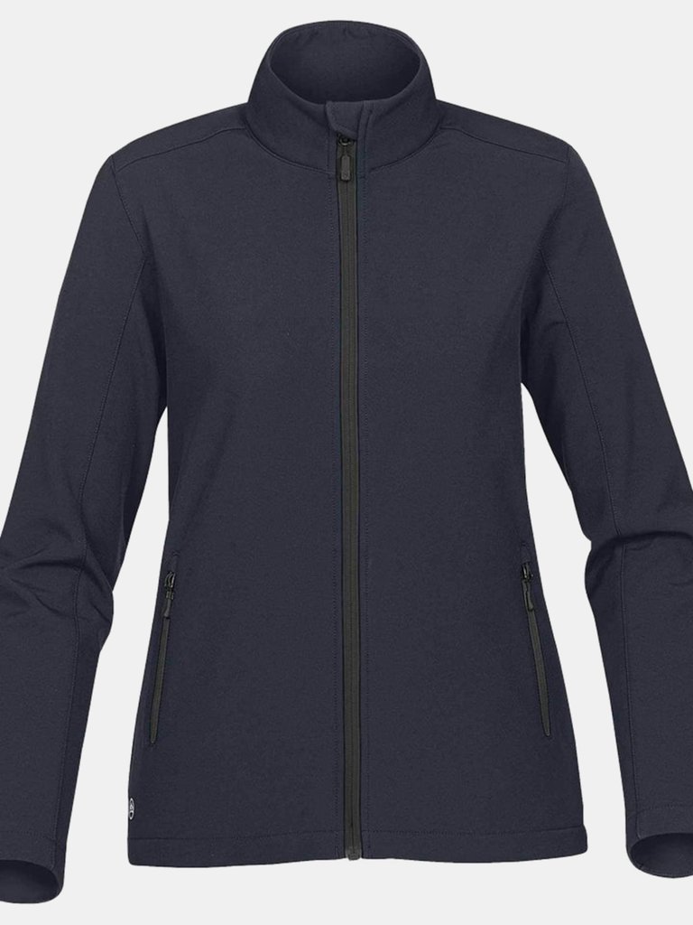 Stormtech Womens/Ladies Orbiter Softshell Jacket (Navy/Carbon) - Navy/Carbon