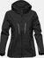 Stormtech Womens/Ladies Patrol Hooded Soft Shell Jacket (Black/Carbon) - Black/Carbon