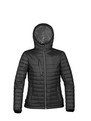 Womens Gravity Thermal Padded Jacket - Black/Charcoal - Black/Charcoal