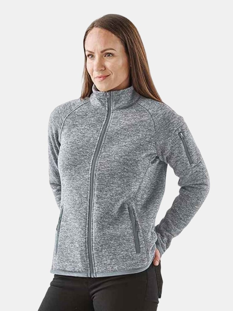 Womens/Ladies Avalante Heather Full Zip Fleece Jacket - Granite - Granite