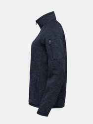 Womens/Ladies Avalante Heather Full Zip Fleece Jacket - Navy