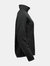 Womens/Ladies Avalante Heather Quarter Zip Fleece Top - Black