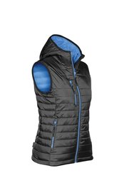 Womens/Ladies Gravity Body Warmer - Black/Marine Blue