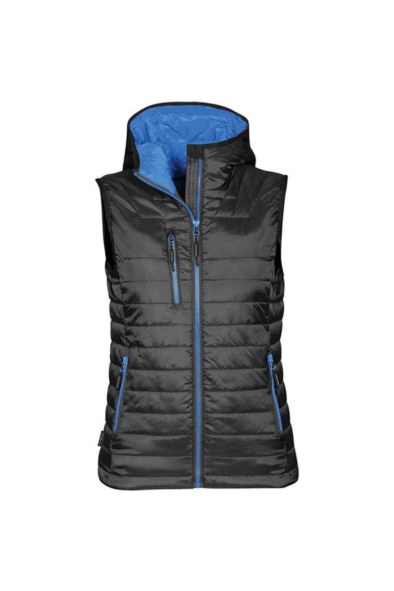 Womens/Ladies Gravity Body Warmer - Black/Marine Blue - Black/Marine Blue