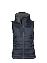 Womens/Ladies Gravity Body Warmer - Navy/Charcoal - Navy/Charcoal