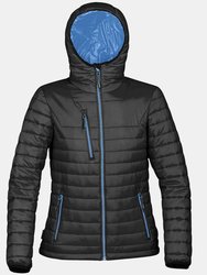 Womens/Ladies Gravity Thermal Padded Jacket - Black/Marine Blue - Black/Marine Blue