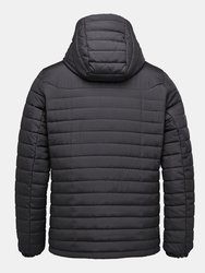 Womens/Ladies Nautilus Quilted Padded Hooded Jacket - Black