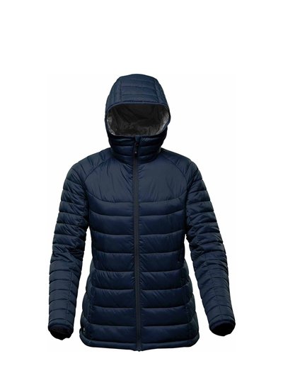 Stormtech Womens/Ladies Stavanger Thermal Padded Jacket - Navy/Graphite Grey product