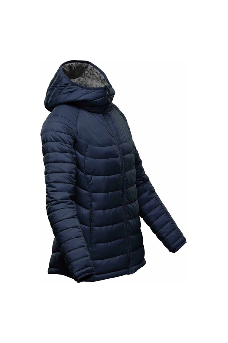 Womens/Ladies Stavanger Thermal Padded Jacket - Navy/Graphite Grey