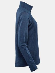 Womens/Ladies Treeline Heather Fleece Top - Dark Navy Heather