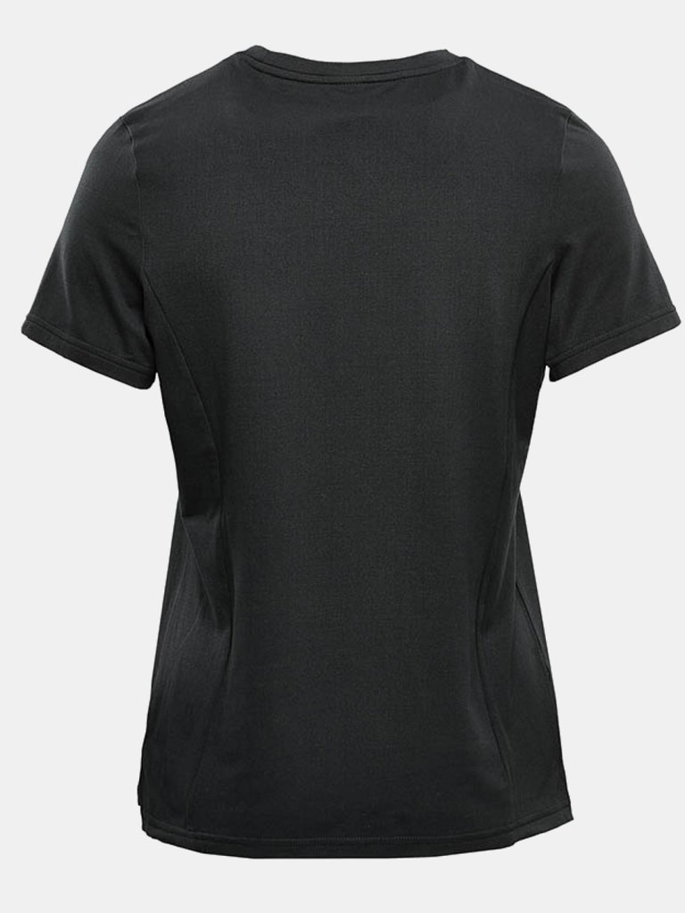 Womens/Ladies Tundra Short-Sleeved T-Shirt - Black