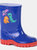 StormWells Boys Dinosaur Wellington Boots (Navy) (11 Little Kid) - Navy