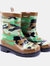 StormWells Childrens/Kids Camouflage Print Rain Boots (Green/Brown/Black) (13 US)