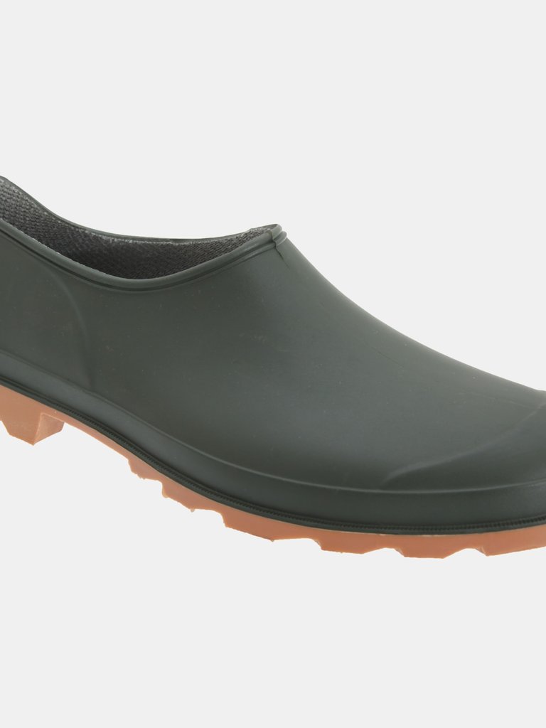 Unisex Gardener Garden Clog/Welly Shoes (Green) - Green