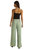 Embroidered Wide Leg Pants