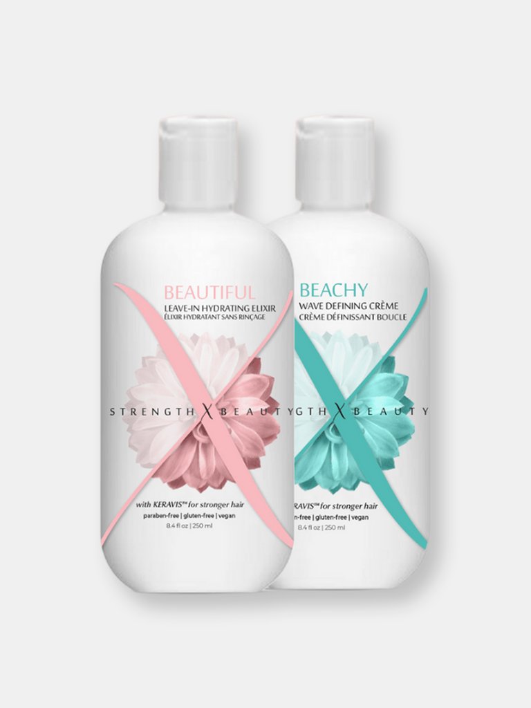 Beachy | Beautiful Travel Duo: Beautiful Leave In Hydrating Elixir & Beachy Wave Defining Creme