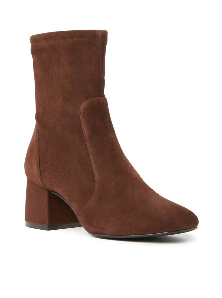 Sleek 60 Sock Bootie In Walnut