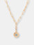 Ray Necklace in Moonstone - Gold