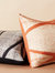 Arc Coral Silk Pillow