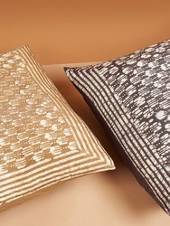 Oasis Gold Silk Pillow