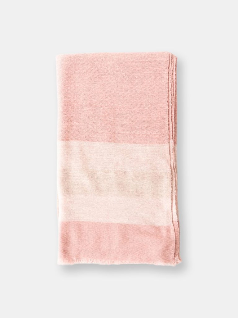 Rosa Bedspread / Large Throw - Pink