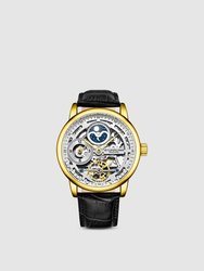 3917 Automatic 43mm Skeleton Watch - Gold