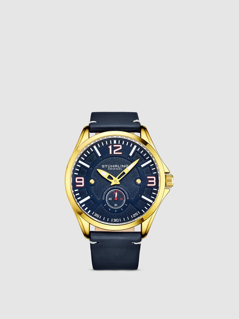 Aviator Quartz 43mm - Gold