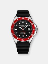 Depthmaster Quartz 42mm Diver - Silver/Black/Red