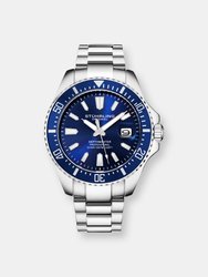 Depthmaster Quartz 42mm - Silver/Blue