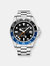 Meridian Quartz 42mm Diver - Silver/Blue