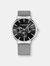 Monaco Quartz 39mm - Silver/Black