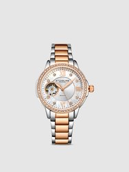 Perle Automatic 36mm - Silver/Rose