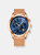 Preston Quartz 44mm Chronograph - Rose/Blue