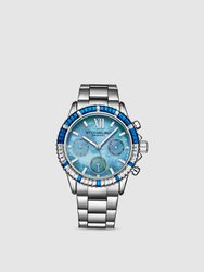 Quartz 39mm Fashion - Silver/Light Blue