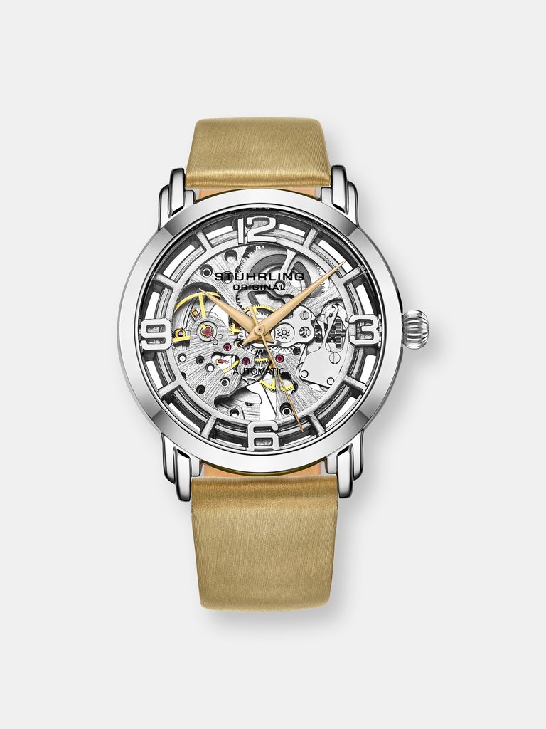 Winchester Automatic 40mm Skeleton - Silver/Cream