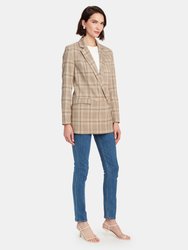 Benito Plaid Blazer 