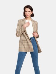 Benito Plaid Blazer 