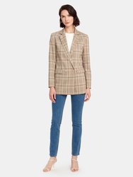 Benito Plaid Blazer 