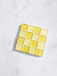 Glass Tile Coaster - Banana Frosting