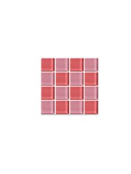 Glass Tile Coaster - Cotton Candy