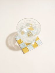 Glass Tile Coaster - Honey Milk Chocolate - Honey Milk Chocolate