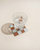 Glass Tile Coaster - Orange Peel Milk Chocolate - Orange Peel Milk Chocolate