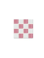 Glass Tile Coaster - Pink Himalayan Milk Chocolate