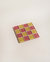 Glass Tile Coaster - Strawberry & Banana Swirl