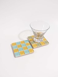 Glass Tile Coaster - Summer Day