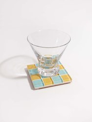 Glass Tile Coaster - Summer Day - Summer Day