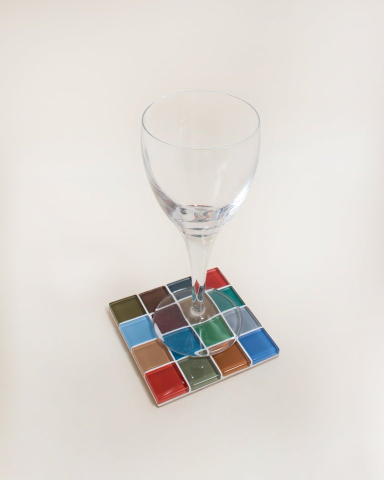 Glass Tile Coaster - The Autumn Sprinkles - The Autumn Sprinkles