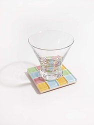 Glass Tile Coaster - The Spring Sprinkles - The Spring Sprinkles