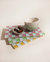 Glass Tile Decorative Tray - Honey Milk Chocolate